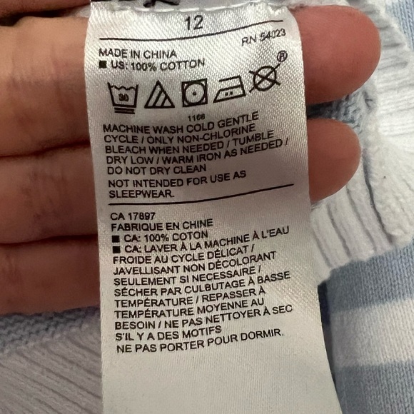 Janie and Jack Girls Striped Ruffle Lemon Sweater - Picture 8 of 9